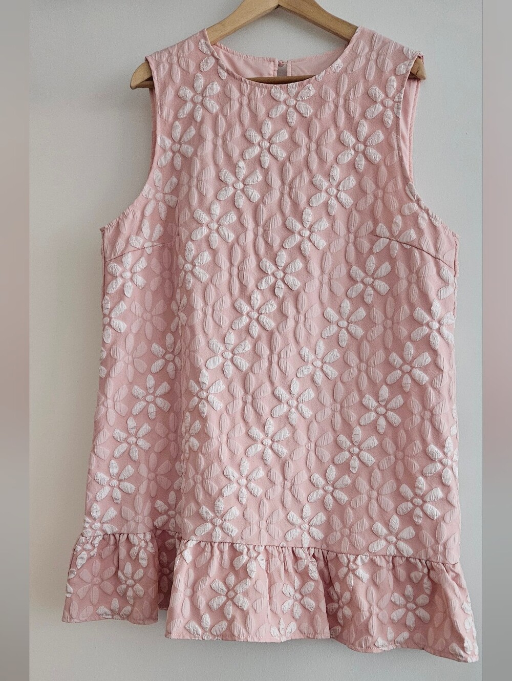 Amazon Ruffle Hem Sleeveless Floral Tank Dress Size XXL